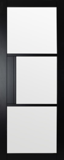 Berkeley Black Clear Glass