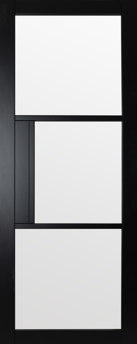 Berkeley Black Clear Glass