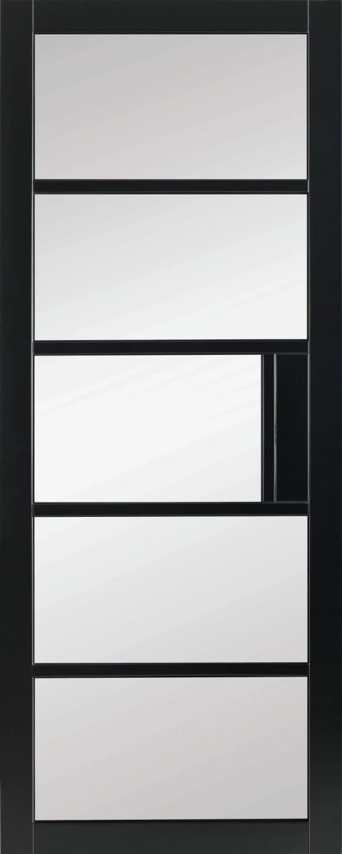 Mayfair Black Clear Glass