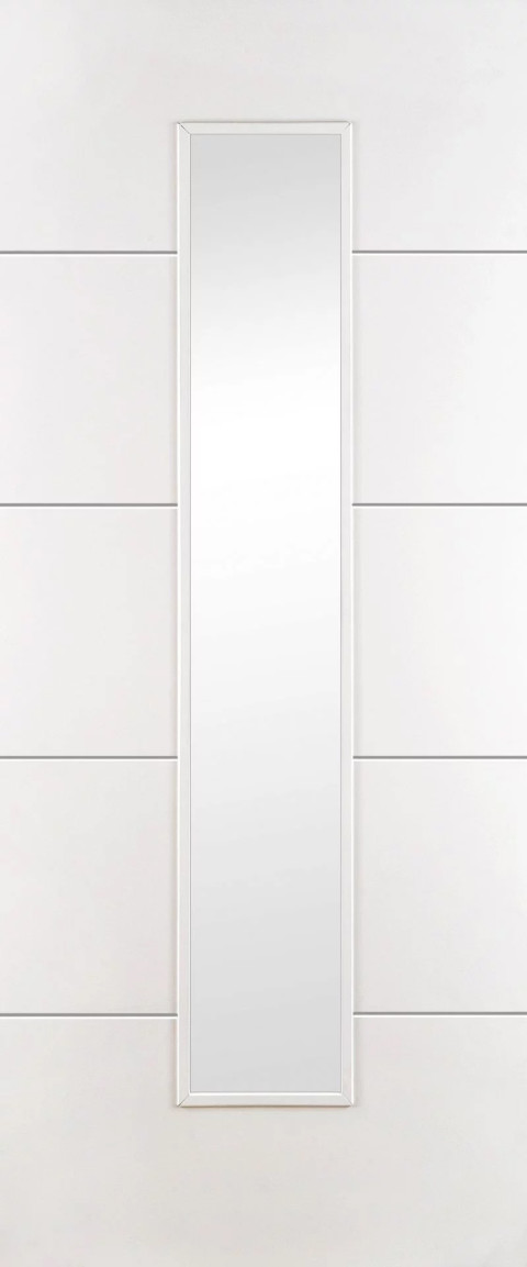 Hydra White Clear Glass