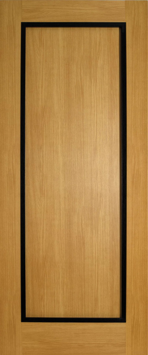 Shaker Black-on-Oak