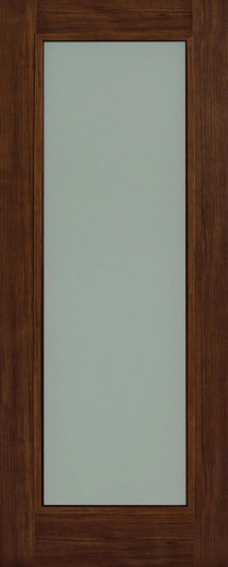 Shaker Walnut Opal Glass