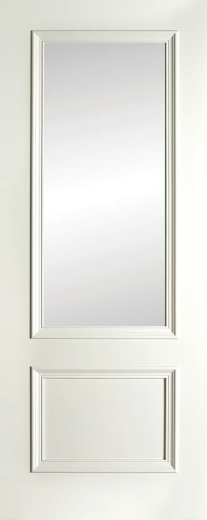 Milan White Clear Glass