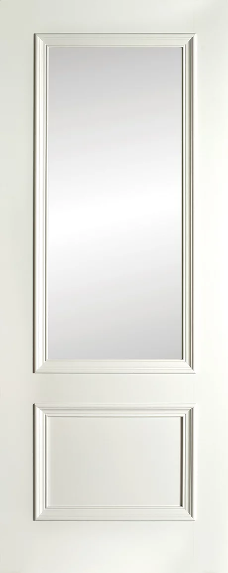 Milan White Clear Glass