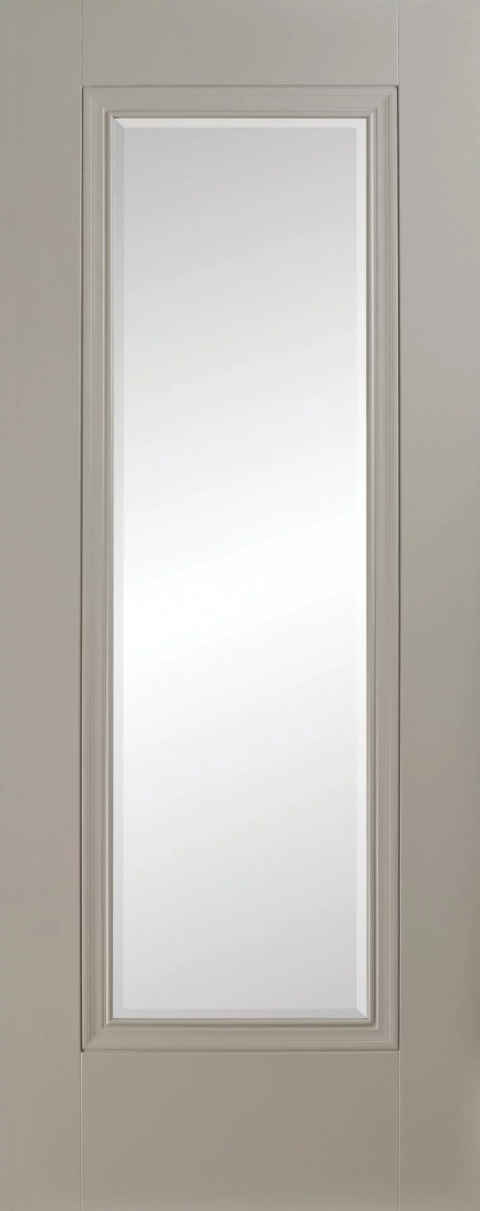 Prague Silk Grey Clear Glass