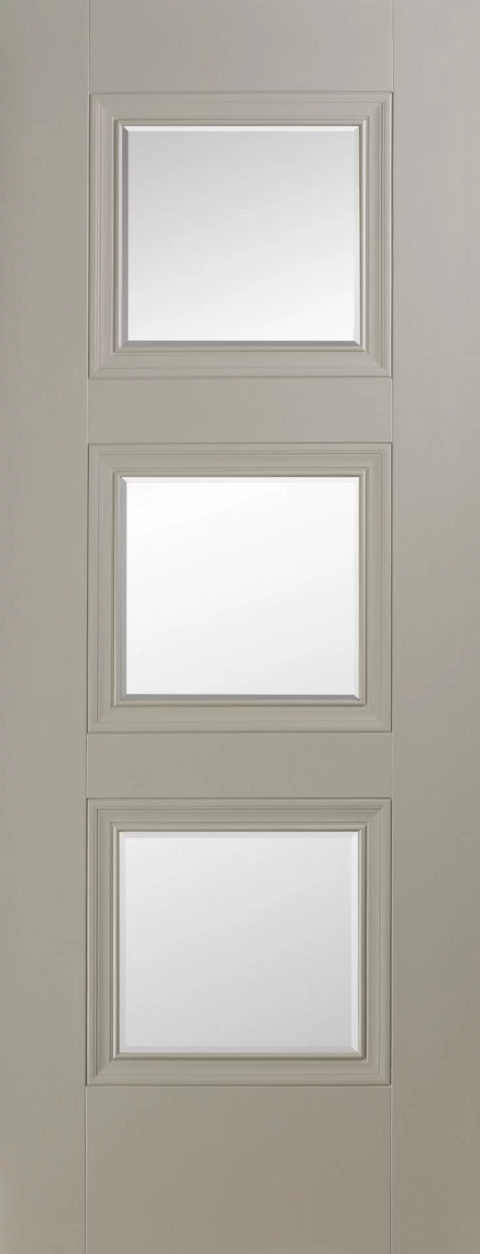 Vienna Silk Grey Clear Glass