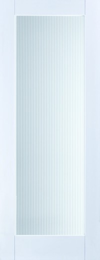 Ionic White Reeded Glass