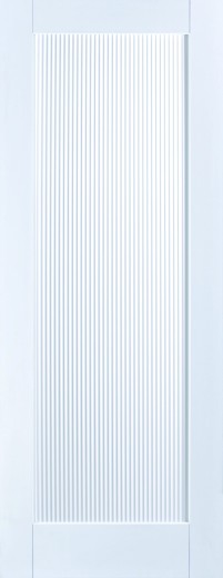 Ionic White Fluted Glass