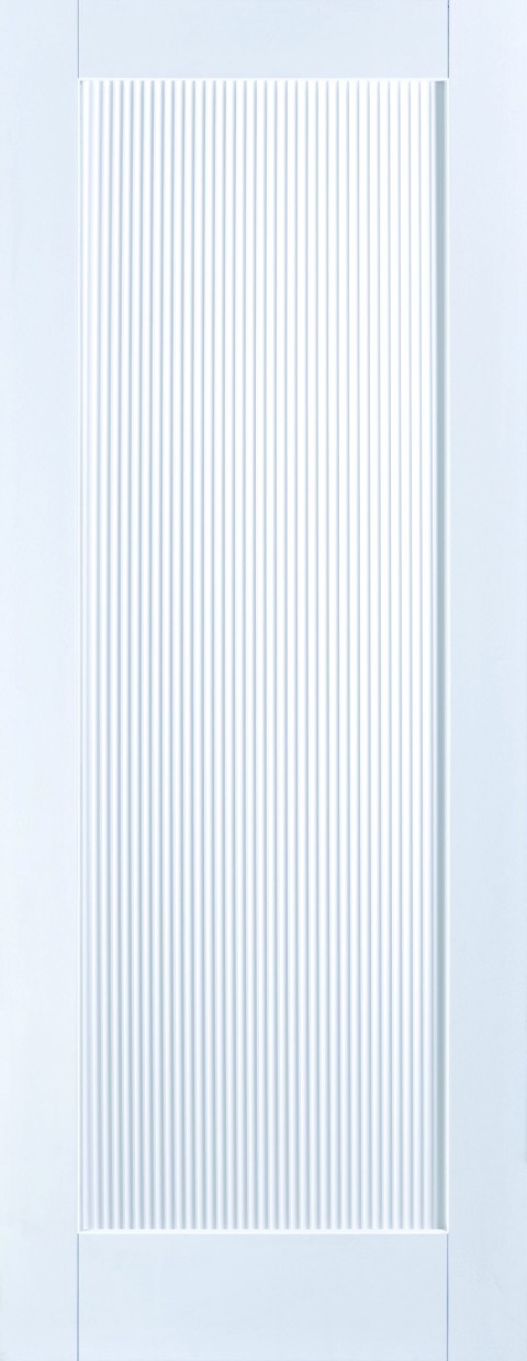 Ionic White Fluted Glass