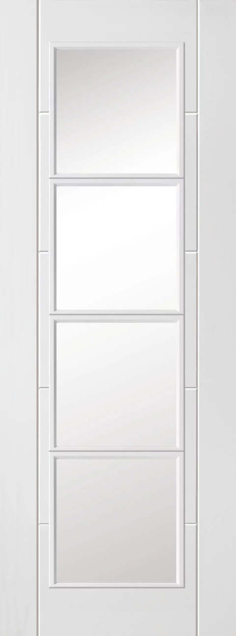 Torea White Clear Glass